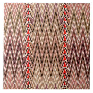 Azulejo De Cerámica Chevron Damask, Taupe Tan y Beige