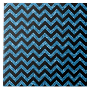 Azulejo De Cerámica Chevron Purpurina Look Tile