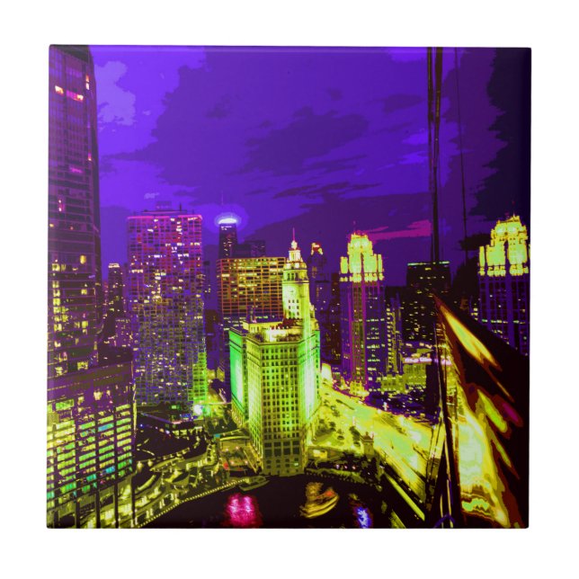 Azulejo De Cerámica Chicago 003 (Frente)