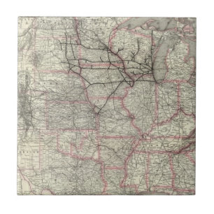 Azulejo De Cerámica Chicago Milwaukee y relais de San Pablo y