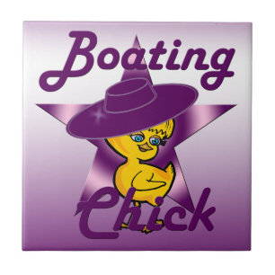 Azulejo De Cerámica Chick de barco #9