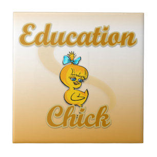 Azulejo De Cerámica Chick de educación