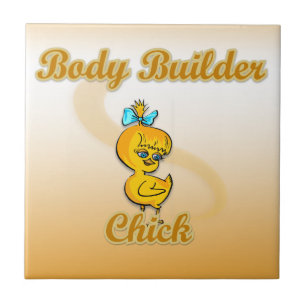Azulejo De Cerámica Chick del generador de cuerpos