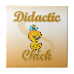 Azulejo De Cerámica Chick didáctico