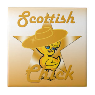 Azulejo De Cerámica Chick escocés #10