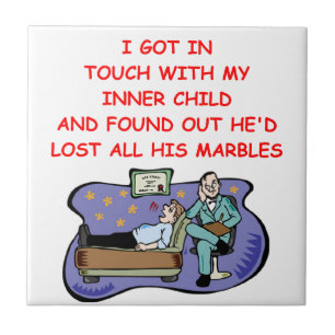 Azulejo De Cerámica chiste del psych