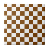 Chocolate Brown Checks