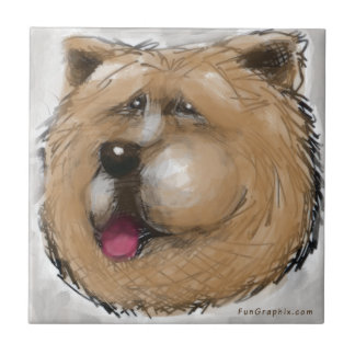 Azulejo De Cerámica Chow Chow