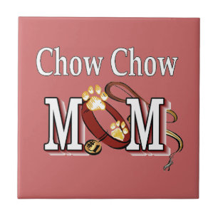 Azulejo De Cerámica Chow Chow Dog Mom