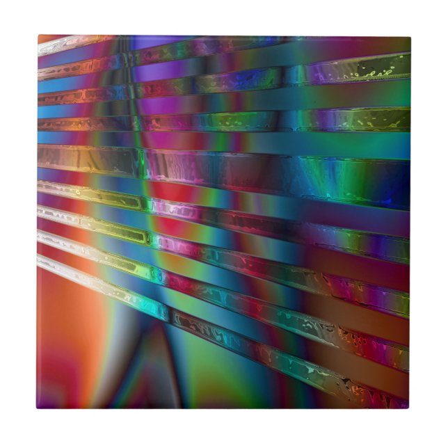 Azulejo De Cerámica Chroma Rays (Frente)