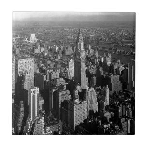 Azulejo De Cerámica Chrysler Building New York Manhattan