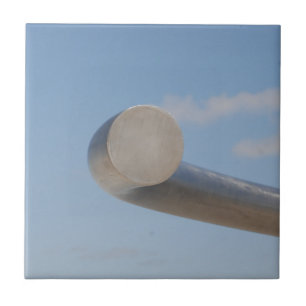 Azulejo De Cerámica Cielos azules metálicos