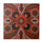 Azulejo De Cerámica Cinnabar Suzani II<br><div class="desc">Decoración del hogar</div>