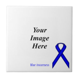 Azulejo De Cerámica Cinta Blue Standard de Kenneth Yoncich