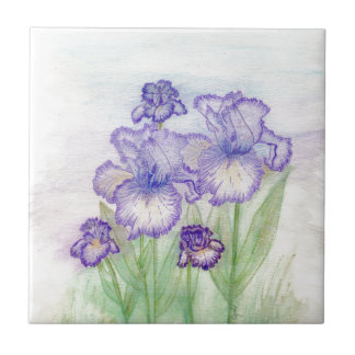 Azulejo De Cerámica Circo del otoño e iris del art déco