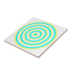 Azulejo De Cerámica Círculos Concéntricos Tile Cerámico