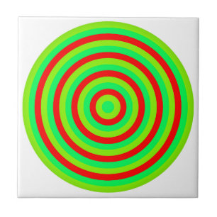 Azulejo De Cerámica Círculos Concéntricos Tile Cerámico