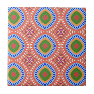Azulejo De Cerámica Círculos tribales