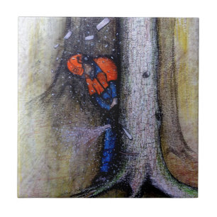 Azulejo De Cerámica Cirujano arborista husqvarna