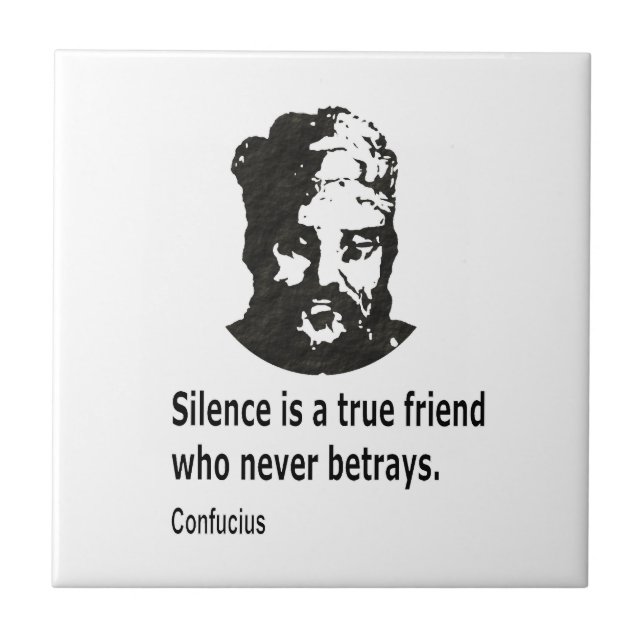 Azulejo De Cerámica Cita De Confucio (Frente)