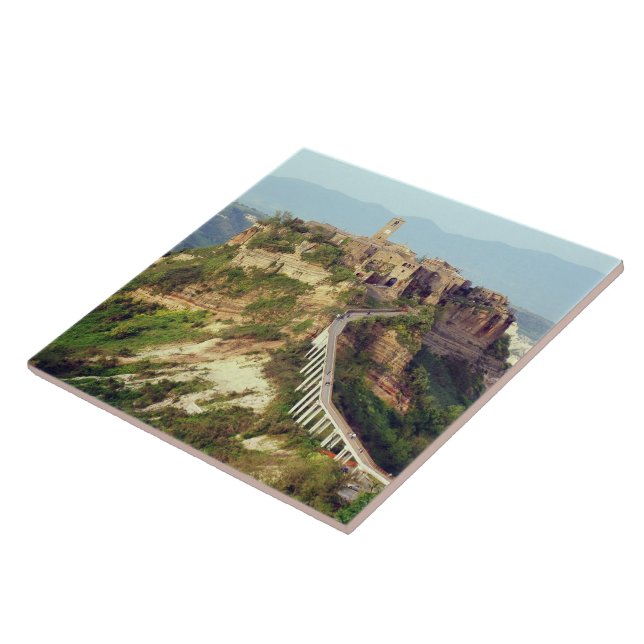 Azulejo De Cerámica Civita de Bagnoregio (Lado)