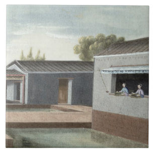 Azulejo De Cerámica Clasificación del té (w/c en el papel) 2