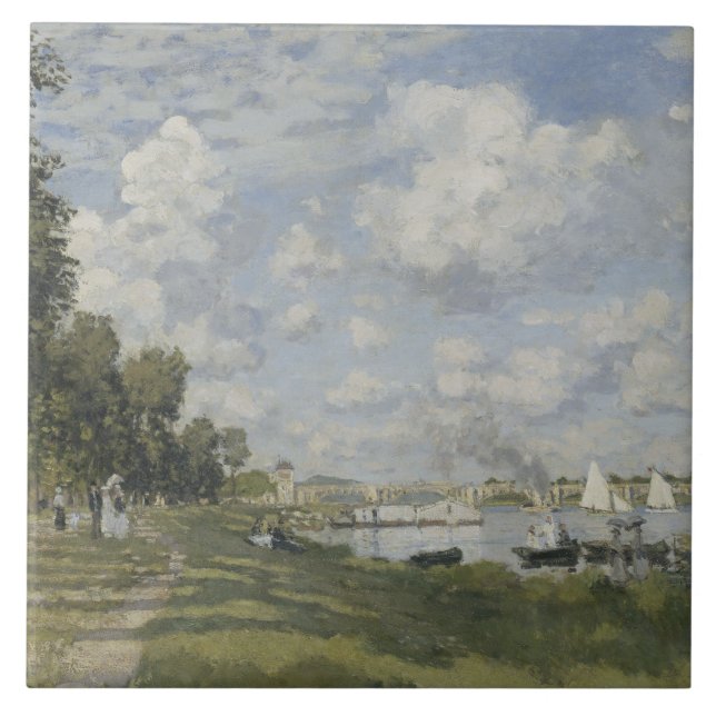 Azulejo De Cerámica Claude Monet - Bassin d'Argenteuil (Frente)