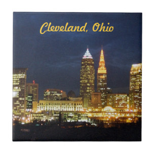 Azulejo De Cerámica Cleveland, Nights Ohio Ights Tile