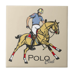 Azulejo De Cerámica club deportivo ecuestre de polo