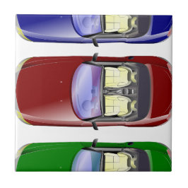 Azulejo De Cerámica Coches coloridos
