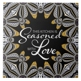 Azulejo De Cerámica Cocina Tribal Batik Amor Decoración Hogar Tile Cer