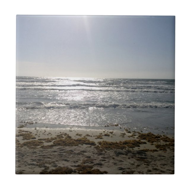 Azulejo De Cerámica Cocoa Beach Sunrise Cerámica Tile (Frente)