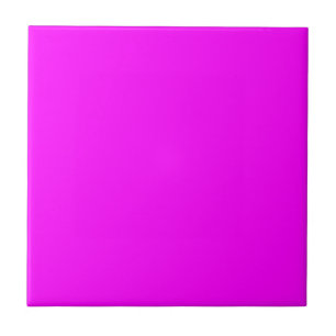 Azulejo De Cerámica Código hexagonal rosa neón FF00FF