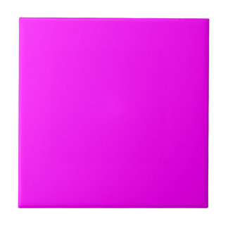 Azulejo De Cerámica Código hexagonal rosa neón FF00FF