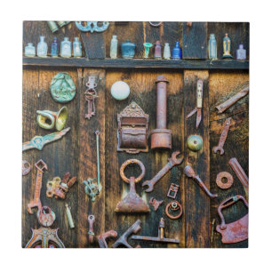 Azulejo De Cerámica Colección de antigüedades de Colorado, Crested But