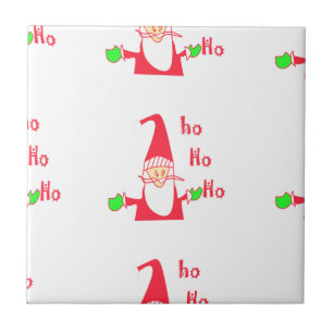 Azulejo De Cerámica Colección de Personalizados divertidos Mouse Santa