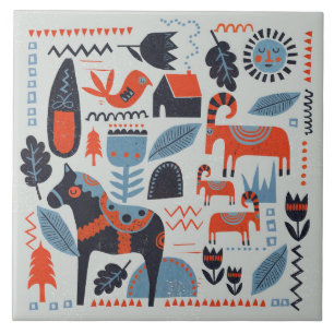 Azulejo de cerámica - Colección Escandinava