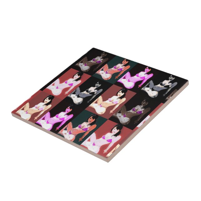 Azulejo De Cerámica Collage LivingDoll 7 (Lado)