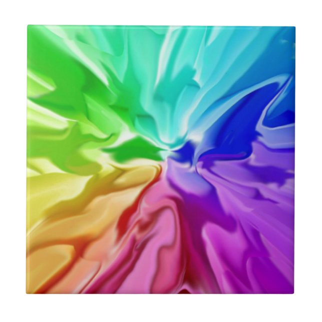 Azulejo De Cerámica Color líquido (Frente)