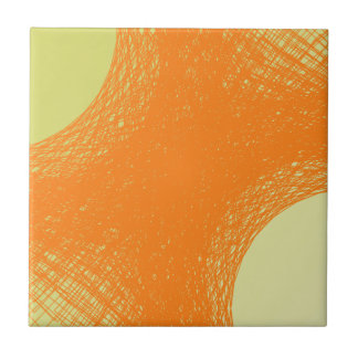 Azulejo De Cerámica color naranja funky
