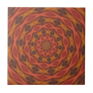 Azulejo De Cerámica Colores otoñales de Kaleidoscope
