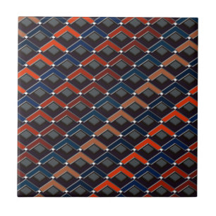Azulejo De Cerámica Colorido zigzag Karo-step