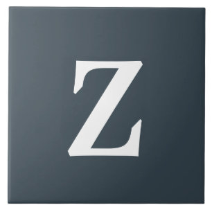 Azulejo De Cerámica Complementación de color con estilo de carbón mono