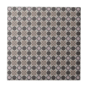 Azulejo de cerámica con patrón de mosaico cuadrado