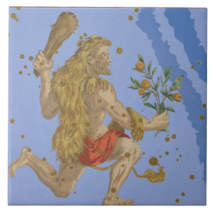 Azulejo De Cerámica Constelación de la piel del león de Hércules, d
