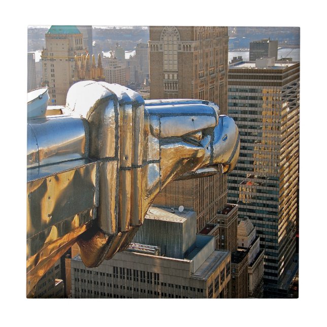 Azulejo De Cerámica Construcción de Chrysler: Gargoyle (Frente)