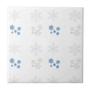 Azulejo De Cerámica Copos de nieve