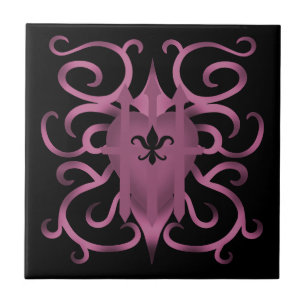 Azulejo De Cerámica Corazón capturado decorativo