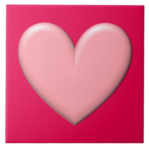 Azulejo De Cerámica Corazón esponjoso