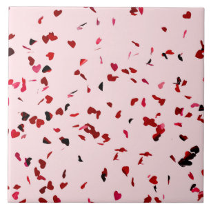 Azulejo De Cerámica Corazones de amor